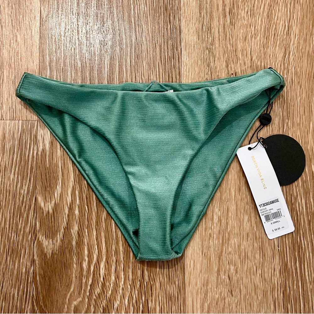 NWT Amuse Society Cecile Bikini Bottoms